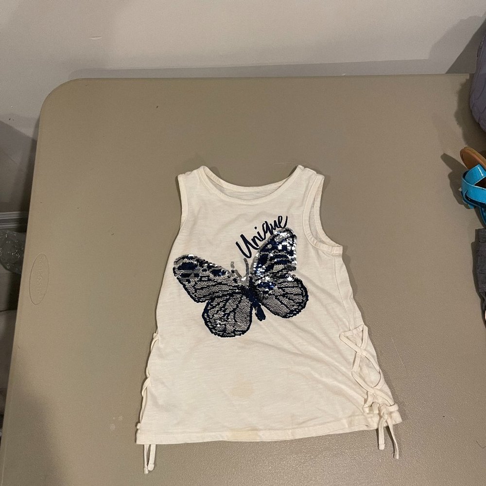 Girl's Justice Sequin Tank Top